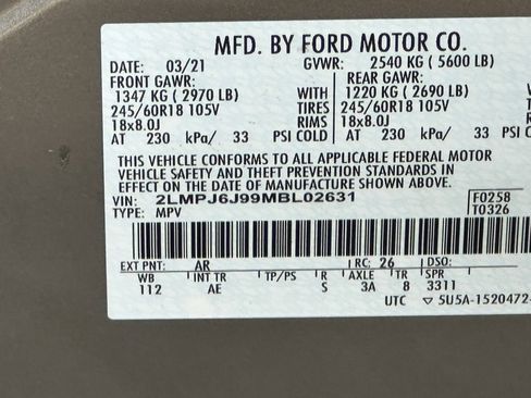 Used 2021 Lincoln Nautilus FWD w/ Equipment Group 101A image 37