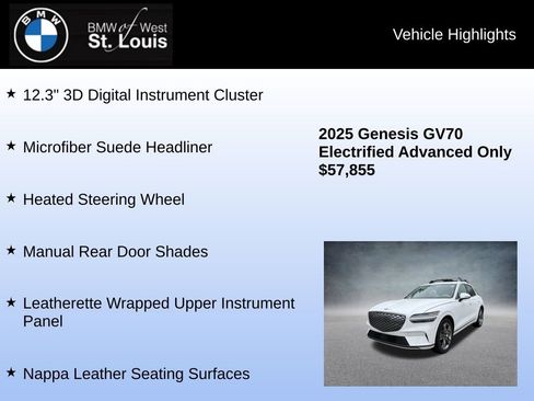 Used 2025 Genesis Electrified GV70 Advanced w/ Prestige Package image 24