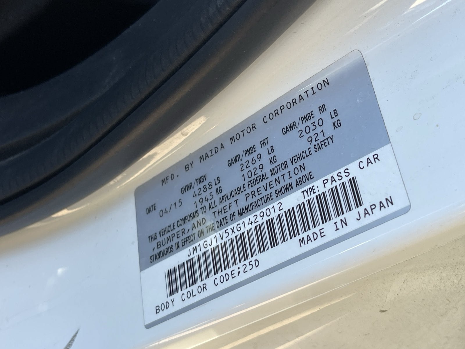 Used 2016 MAZDA MAZDA6 Touring FWD image 13