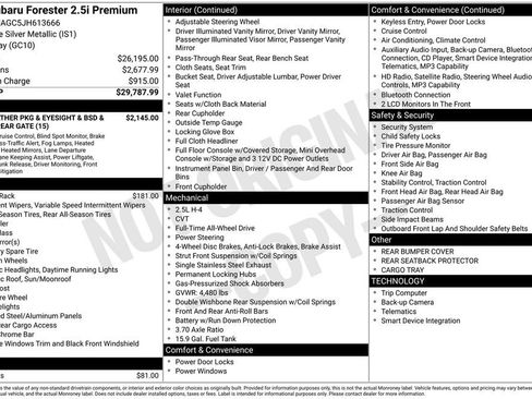 Used 2018 Subaru Forester 2.5i Premium image 6