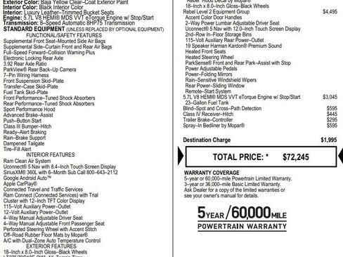 Used 2023 RAM 1500 Rebel w/ Rebel Level 2 Equipment Group image 2