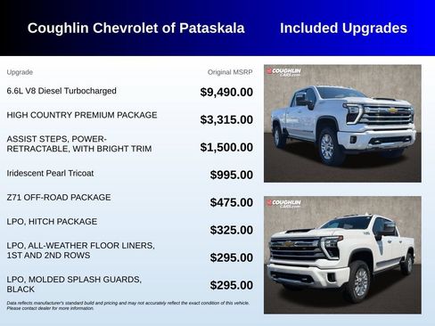 Used 2024 Chevrolet Silverado 3500 High Country w/ High Country Premium Package AWD/4WD image 3