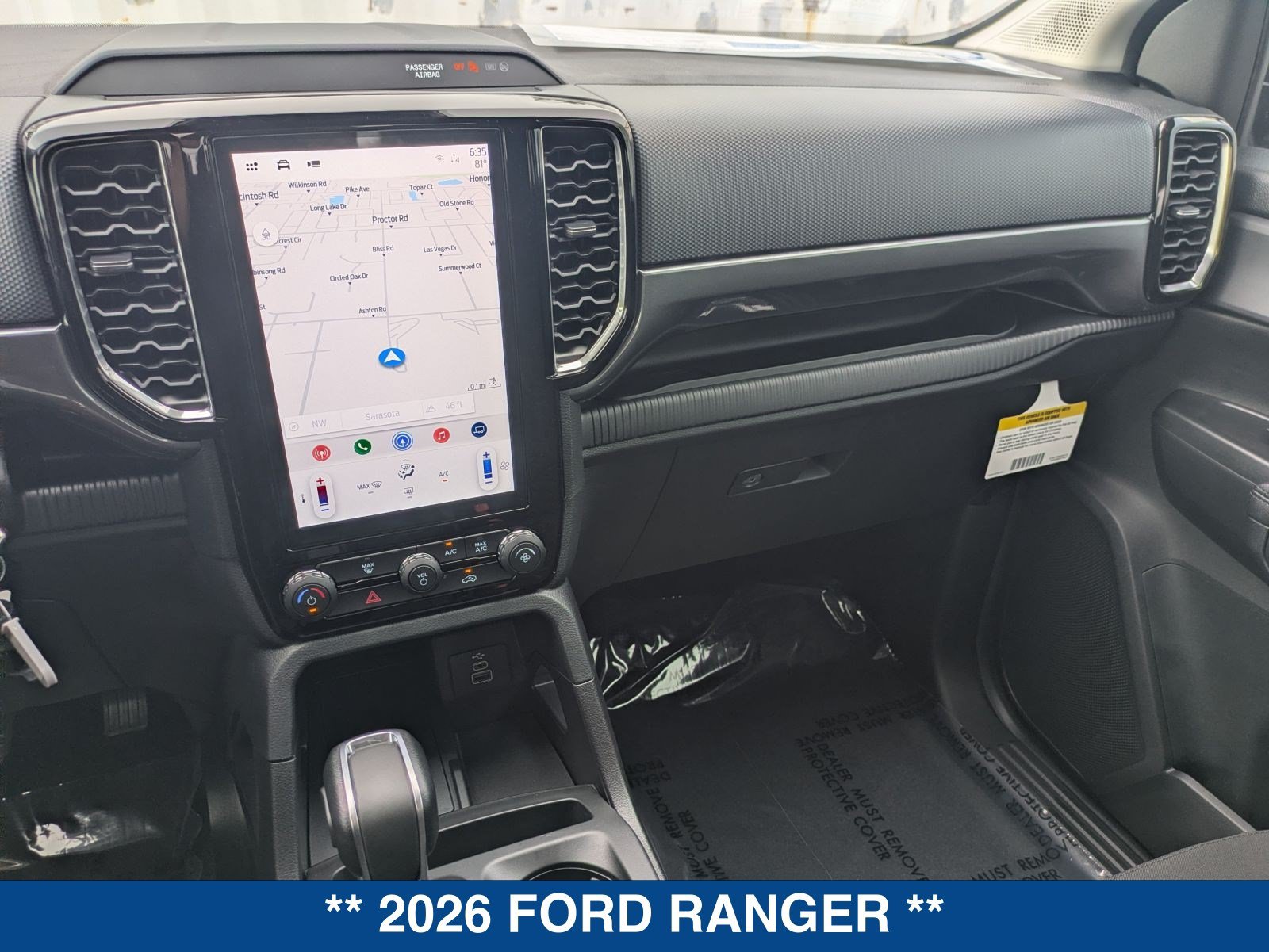 New 2026 Ford Ranger XLT w/ Black Appearance Package RWD image 30