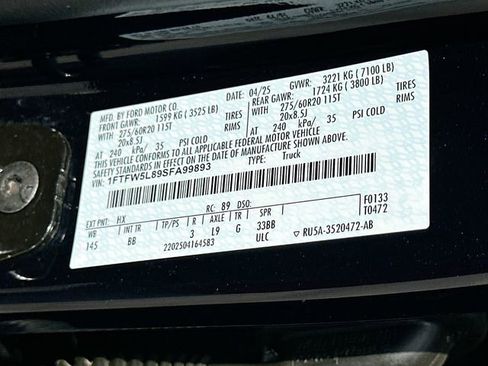 Used 2025 Ford F150 Lariat w/ Equipment Group 501A Mid AWD/4WD image 32