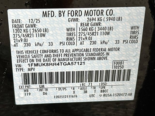 Used 2026 Ford Explorer Platinum w/ LUX Leather Package AWD/4WD image 36