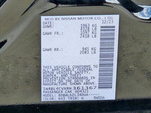 Used 2024 Nissan Altima 2.5 SR FWD image 21