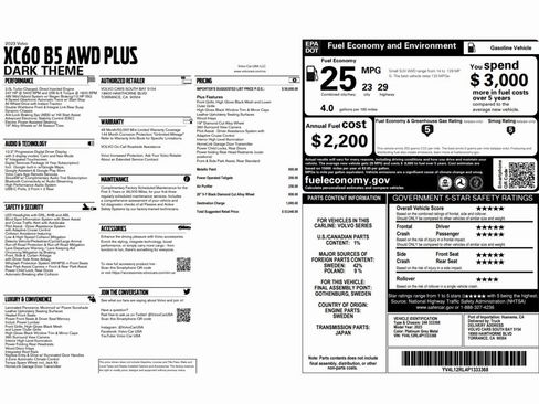 Used 2023 Volvo XC60 B5 Plus image 2