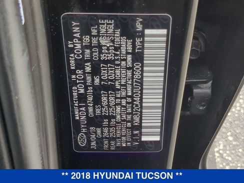 Used 2018 Hyundai Tucson SE AWD/4WD image 24