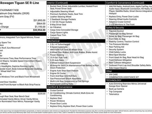 Used 2021 Volkswagen Tiguan SE R-Line image 11