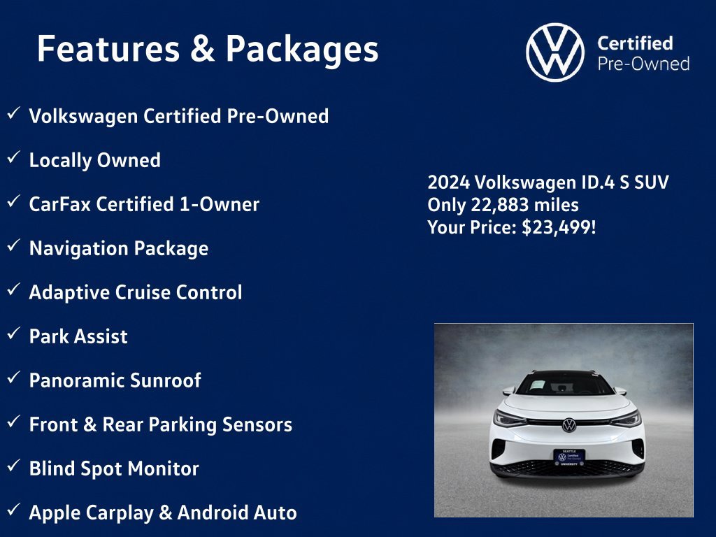 Used 2024 Volkswagen ID.4 S RWD image 5