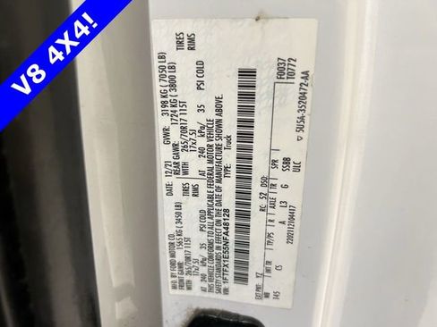 Certified 2022 Ford F150 XL w/ Equipment Group 101A High image 28