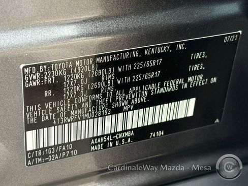 Used 2021 Toyota RAV4 XLE image 33