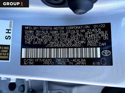 Certified 2022 Toyota Corolla LE w/ Premium Interior Package image 36