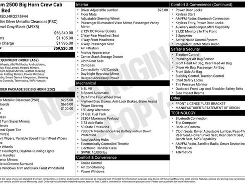 Used 2024 RAM 2500 Big Horn image 31