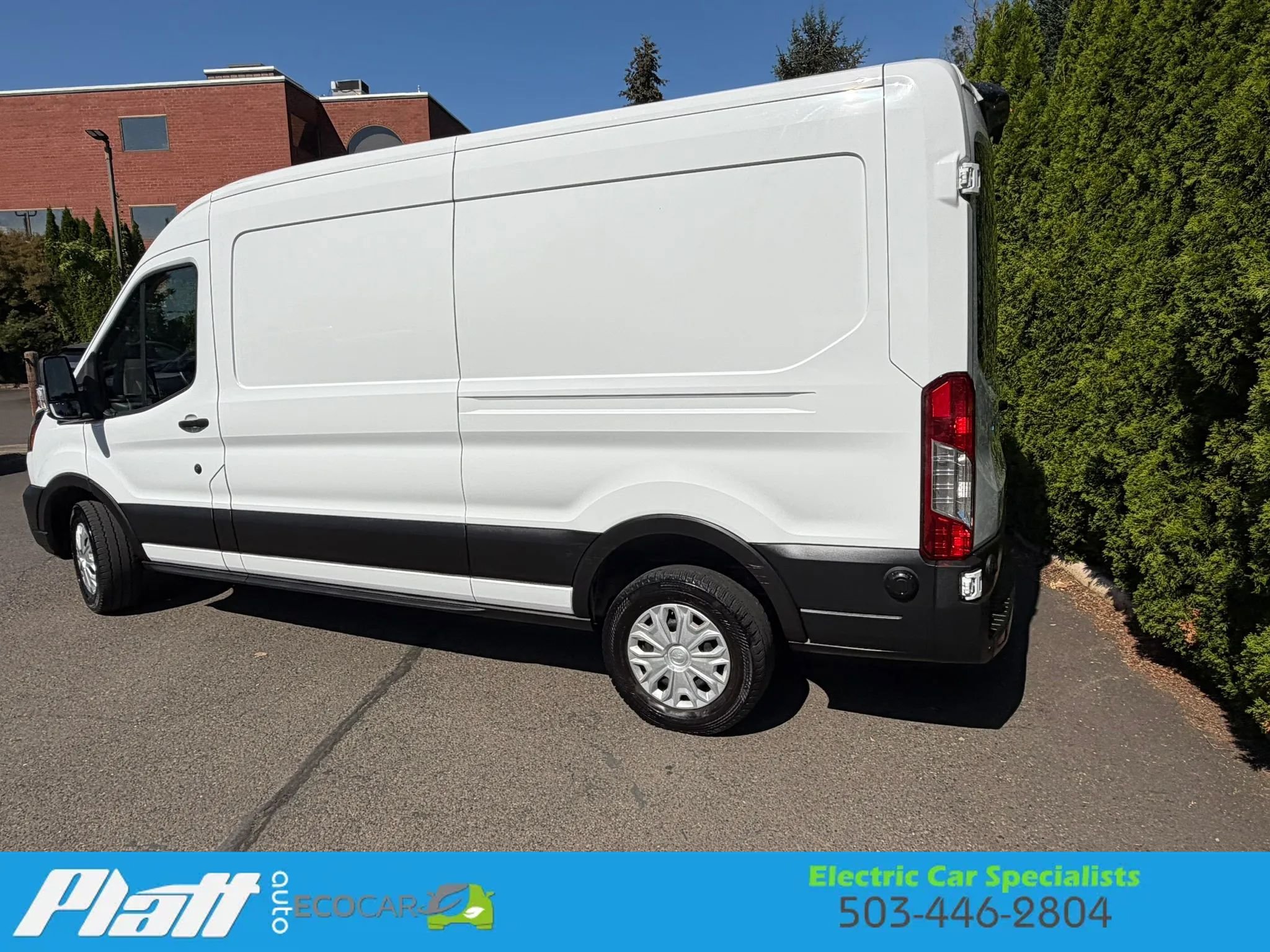Used 2023 Ford E-Transit Medium Roof w/ Load Area Protection Package RWD image 7