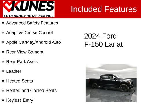 Used 2024 Ford F150 Lariat AWD/4WD image 3