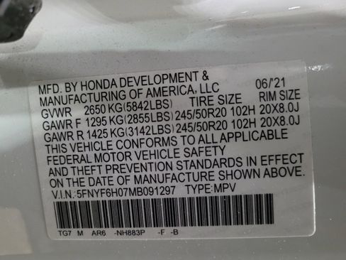 Used 2021 Honda Pilot Elite image 33