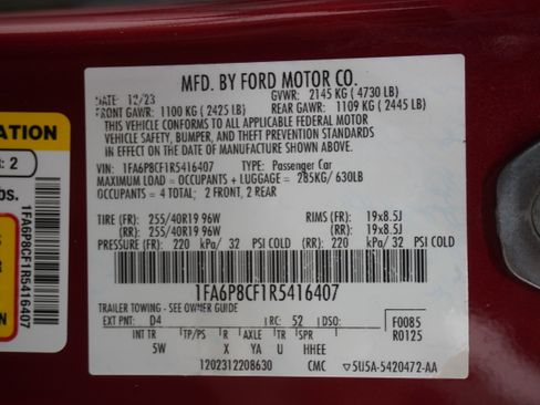 Used 2024 Ford Mustang GT Premium image 31