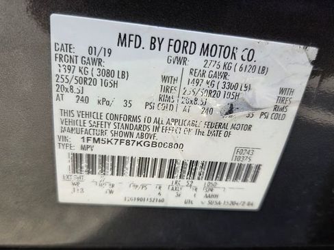 Used 2019 Ford Explorer Limited w/ Class III Trailer Tow Package image 20