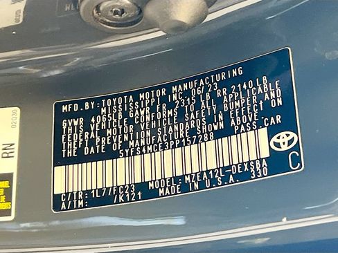 Used 2023 Toyota Corolla SE w/ Carpet Mat Package (TMS) FWD image 29