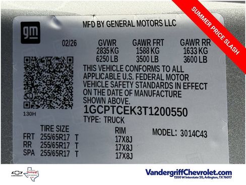New 2026 Chevrolet Colorado LT w/ LT Convenience Package AWD/4WD image 23