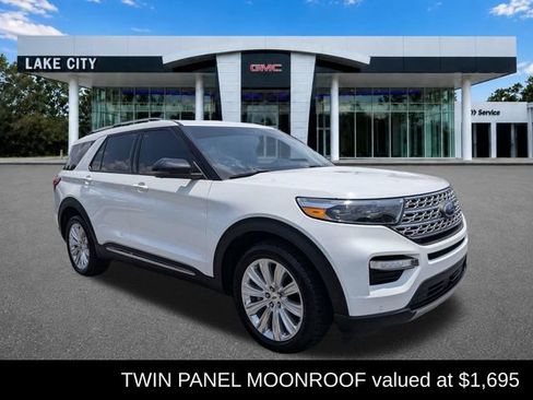 Used 2022 Ford Explorer Limited w/ Equipment Group 301A RWD image 1