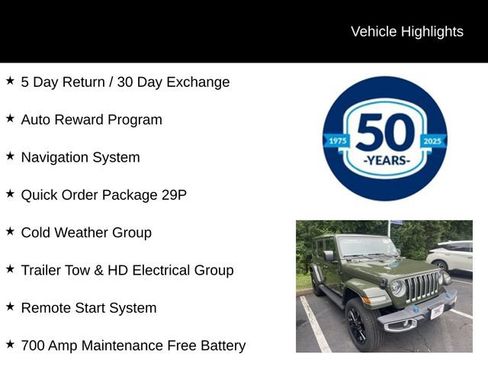 Used 2022 Jeep Wrangler Unlimited Sahara w/ Cold Weather Group AWD/4WD image 5