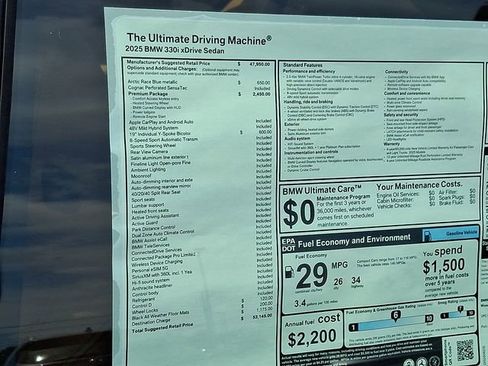 Certified 2025 BMW 330i xDrive Sedan w/ Premium Package image 27