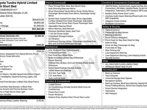 Used 2024 Toyota Tundra Limited w/ TRD Off-Road Package AWD/4WD image 14