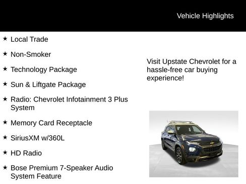 Used 2023 Chevrolet TrailBlazer ACTIV w/ Sun and Liftgate Package image 9