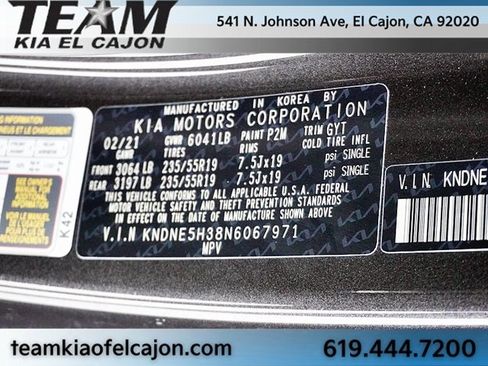 Certified 2022 Kia Carnival SX Prestige image 41