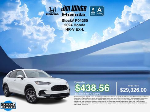 Certified 2024 Honda HR-V EX-L image 3