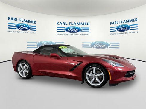 Used 2014 Chevrolet Corvette Stingray Convertible w/ 2LT Preferred Equipment Group RWD image 1
