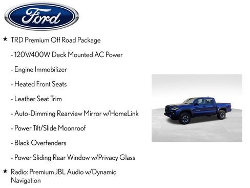 Used 2023 Toyota Tacoma TRD Off-Road w/ TRD Premium Off Road Package image 4