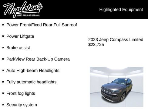 Used 2023 Jeep Compass Limited w/ Elite Group AWD/4WD image 9