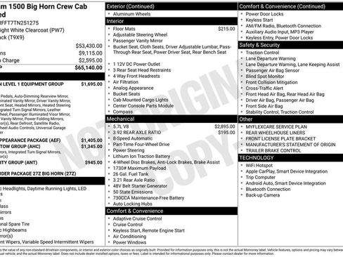 New 2026 RAM 1500 Big Horn AWD/4WD image 6