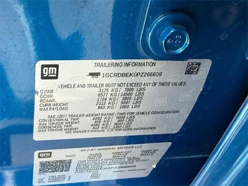 Used 2023 Chevrolet Silverado 1500 Custom w/ LPO, Dark Essentials Package image 19