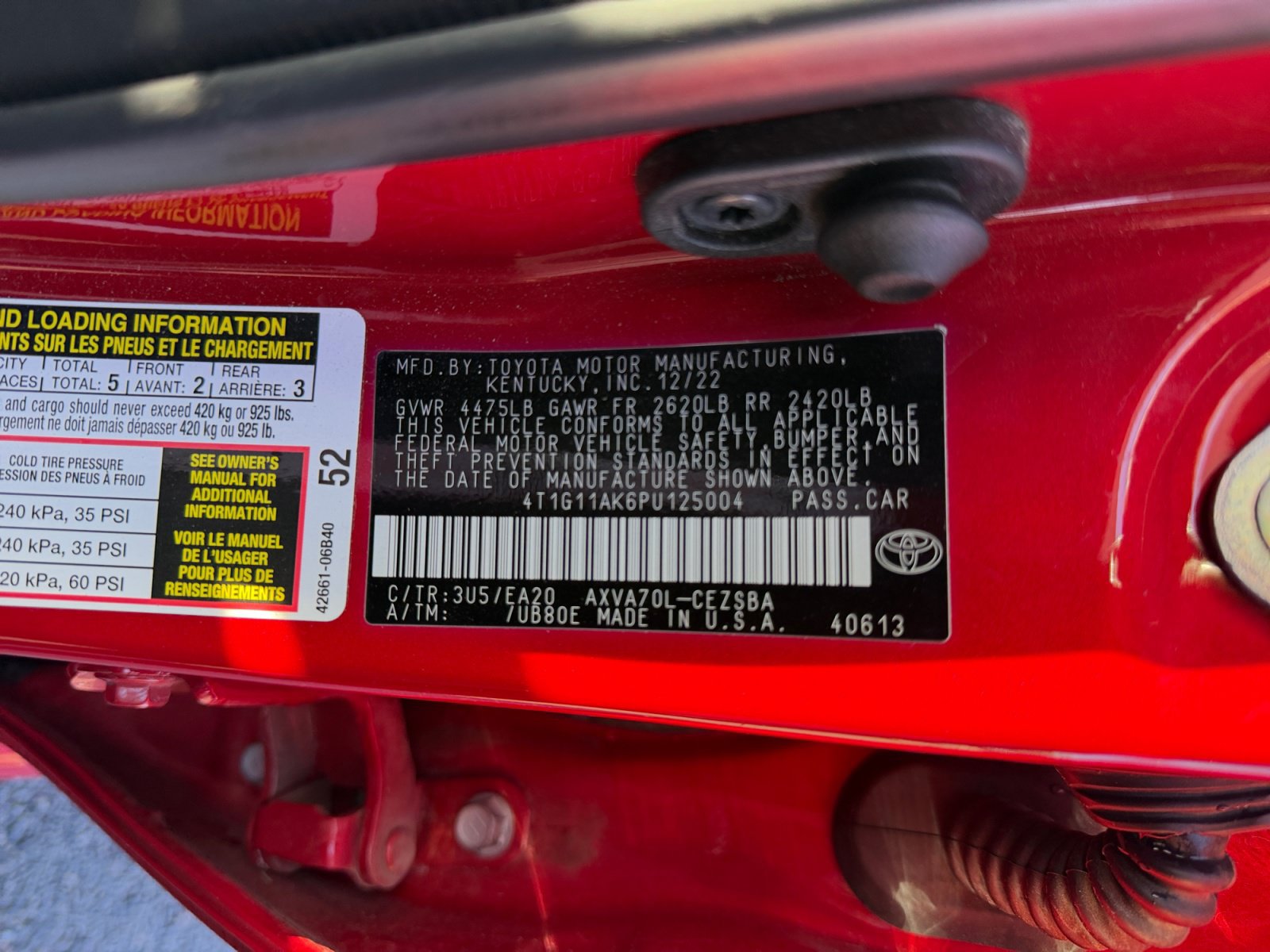 Used 2023 Toyota Camry SE FWD image 36