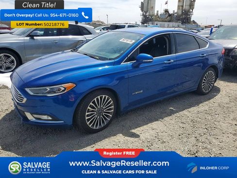 Used 2017 Ford Fusion Titanium FWD image 1