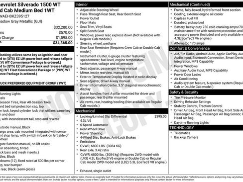 Used 2019 Chevrolet Silverado 1500 W/T image 6