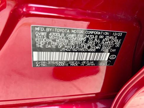 Certified 2024 Lexus IS 350 F Sport w/ Memory Package RWD image 22