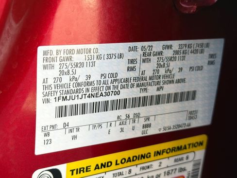 Certified 2022 Ford Expedition XLT image 31