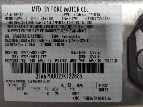 Used 2018 Ford Fusion S image 33
