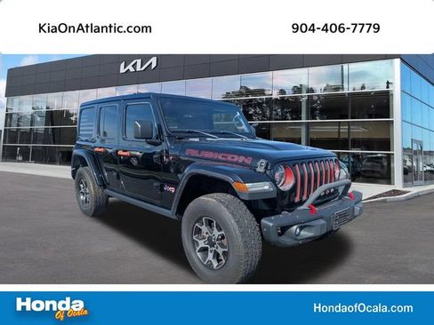 Used 2021 Jeep Wrangler Unlimited Rubicon w/ Steel Bumper Group AWD/4WD image 1