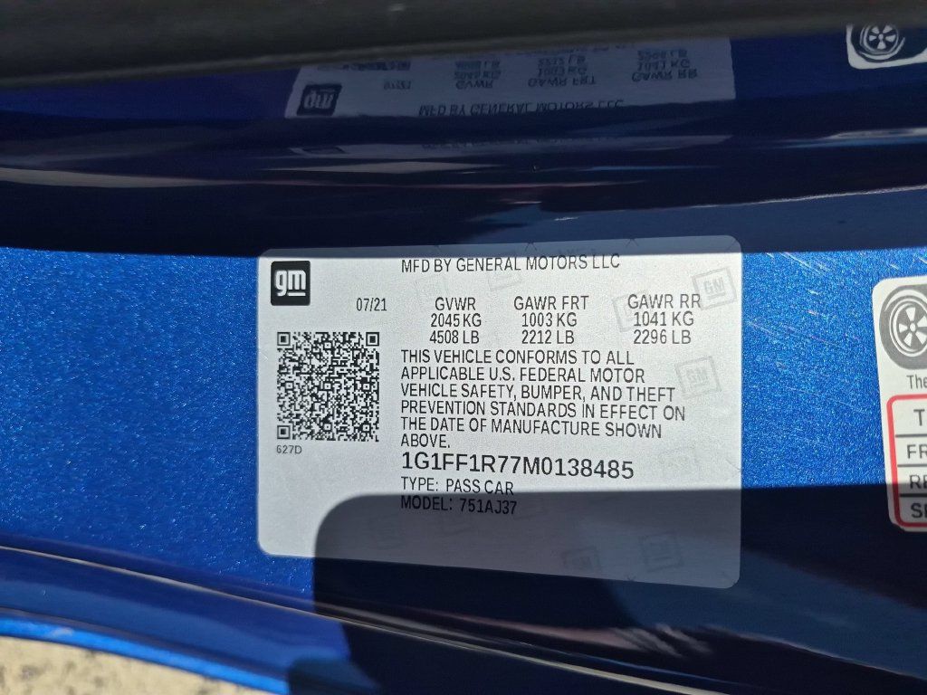 Used 2021 Chevrolet Camaro SS RWD image 32