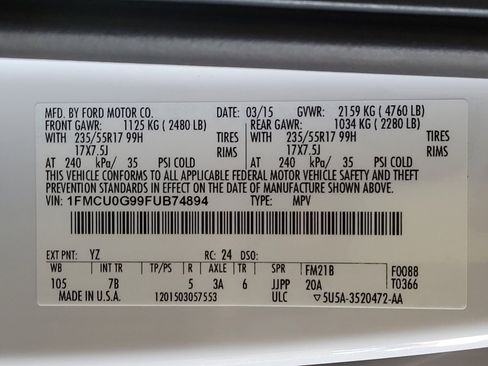 Used 2015 Ford Escape SE w/ Equipment Group 201A image 33