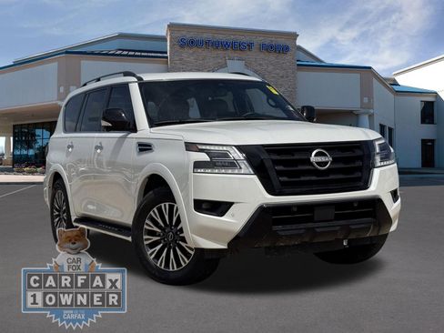 Used 2023 Nissan Armada SL w/ Midnight Edition Package RWD image 1