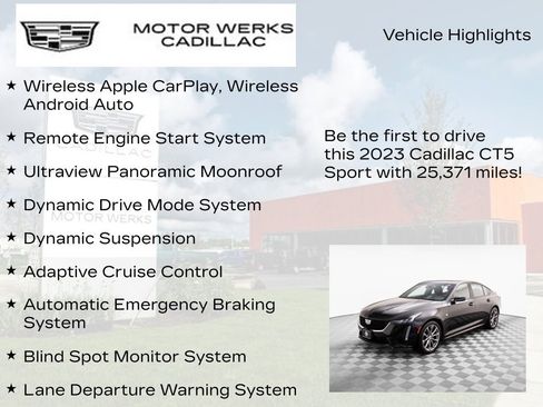 Certified 2023 Cadillac CT5 Sport image 6