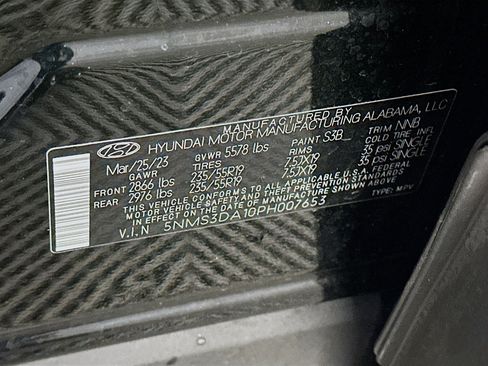 Used 2023 Hyundai Santa Fe SEL Premium w/ Cargo Package image 12