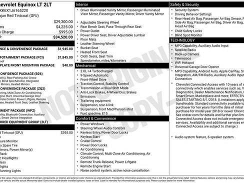 Used 2018 Chevrolet Equinox LT FWD image 38